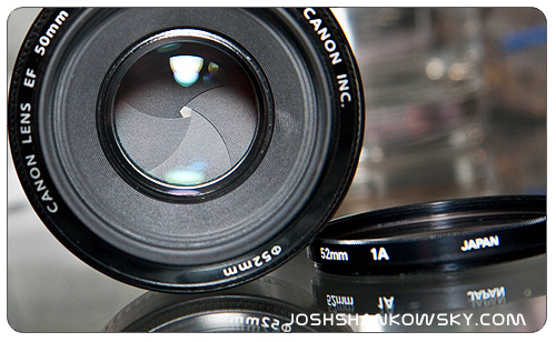 Photo of Lens clearly displaying aperture